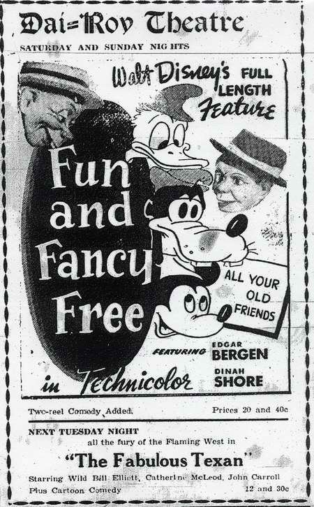 Dai-Roy Theatre - 1947 Ad (newer photo)